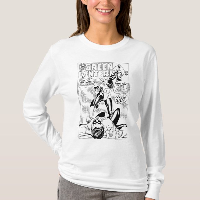 Camiseta Lanterna Verde - Sai desta Terra Hal Jordan, Bla (Frente)