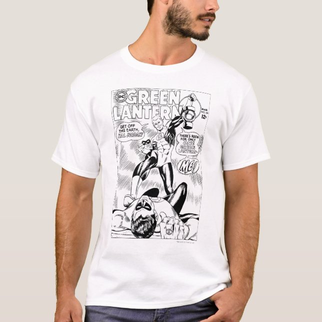 Camiseta Lanterna Verde - Sai desta Terra Hal Jordan, Bla (Frente)