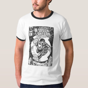 Camiseta Lanterna verde - toda começa aqui, preto e Whit