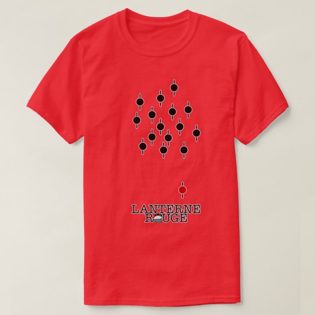Camiseta Lanterne Rouge (Frente do Design)