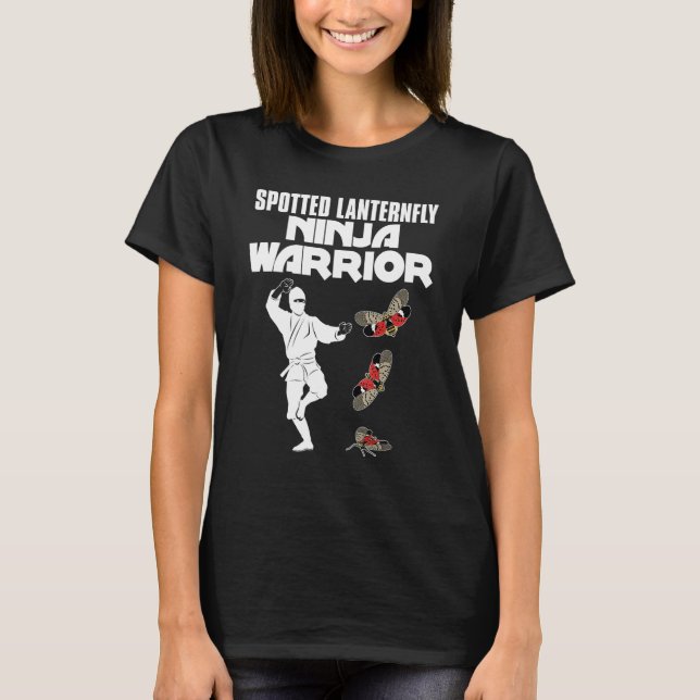 Camiseta Lanternfly Ninja Warrior Insetos Design (Frente)
