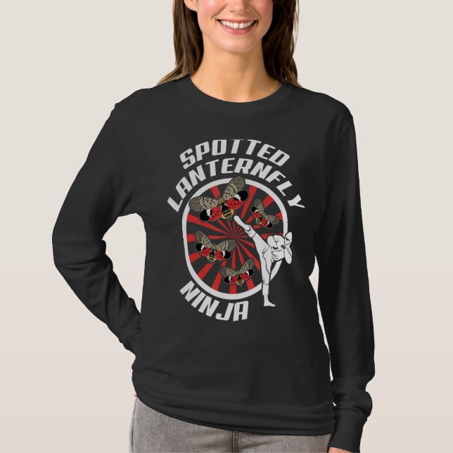 Camiseta Lanternfly Ninja Warrior Insetos Design (Frente)