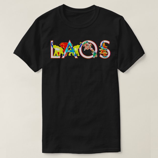 Camiseta Laos (Frente do Design)