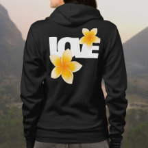 Laos Amor Flor de Frangipani Branca sobre Preto