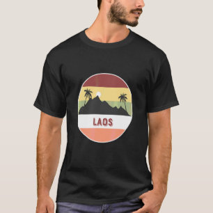 Camiseta Laos Montanha E Palmeiras