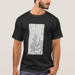 Camiseta Laozi sobre Ox Lao Tzu Tao Te Ching Taoism Chinês