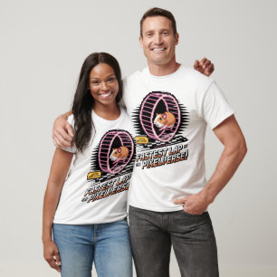 Camiseta Lap mais rápido no Pixelverse - Hamster de jogos