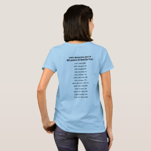 Camiseta lapela cinzenta do logotipo 2-Sided