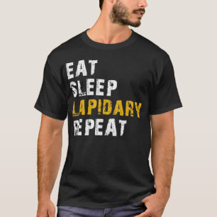 Camiseta lapidar de repouso
