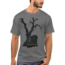 Lápide e Árvore