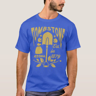 Camiseta Lápide em estilo retrô Arizona Histórico Americano