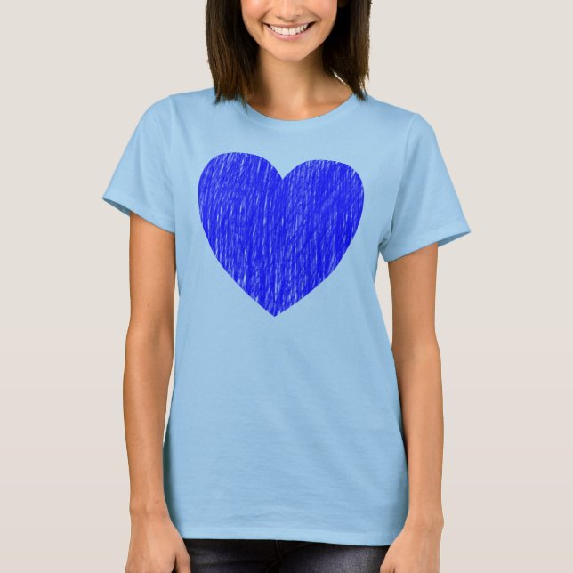 Camiseta Lápis - Azul (Frente)