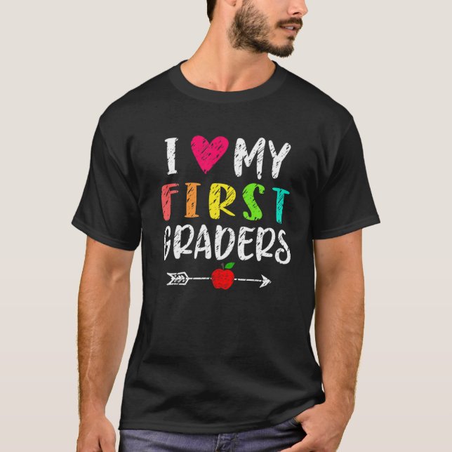Camiseta Lápis Bonitos - Alavanca Pré-Escolar De Volta A S (Frente)