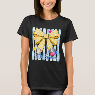 Camiseta Lápis de Arco da Quinta Série Primeiro Dia de Aula