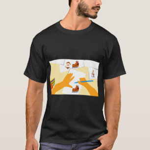 Camiseta Lápis e Arte de Desenho em Papel