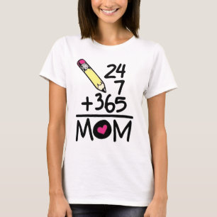 Camiseta Lápis Fofo Presente de Professora de Matemática pa