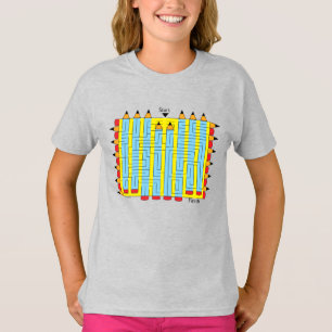 Camiseta Lápis Maze