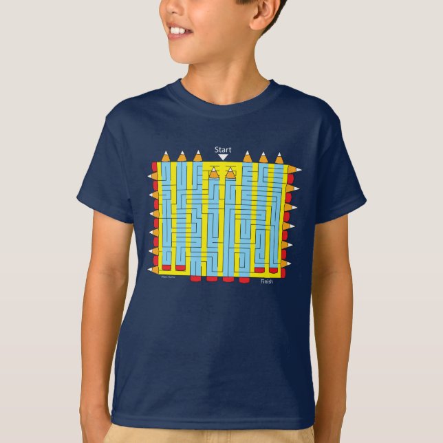 Camiseta Lápis Maze (Frente)