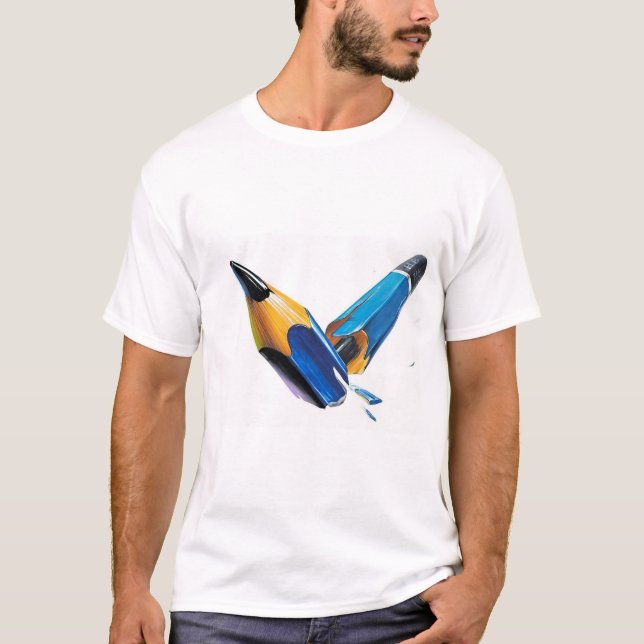Camiseta lápis quebrado (Frente)
