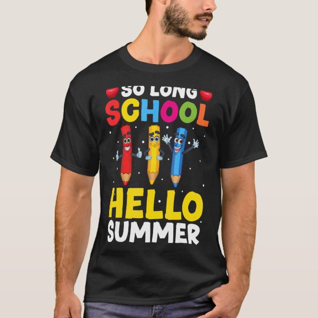 Camiseta Lápis Tão Longo Professor Alô no Verão (Frente)
