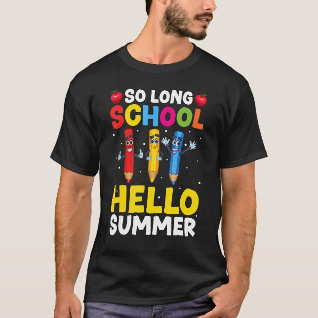 Camiseta Lápis Tão Longo Professor Alô no Verão (Frente)