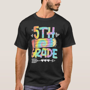 Camiseta Lápis Tie Dye Professor Aluno 5º Ano