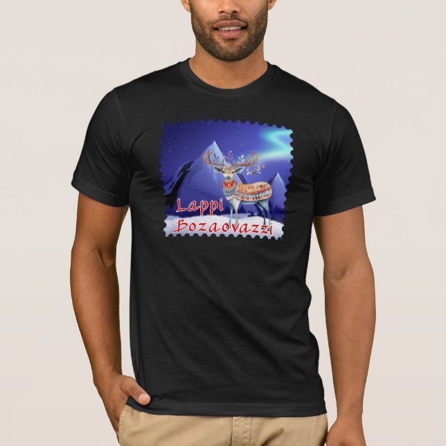 Camiseta Lapland Sami Reindeer Herders 🦌 Lappi Bozaovazzi (Frente)