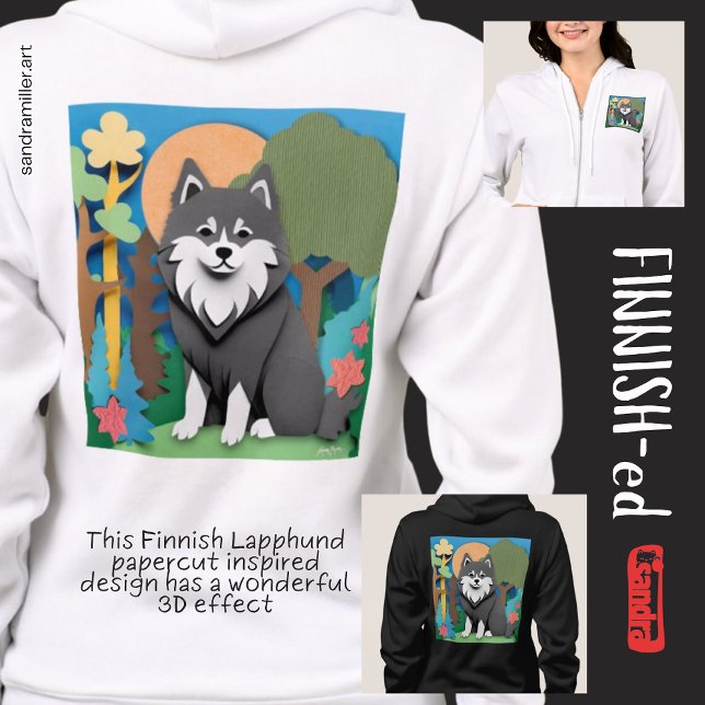 Camiseta Lapphund finlandês (Criador carregado)