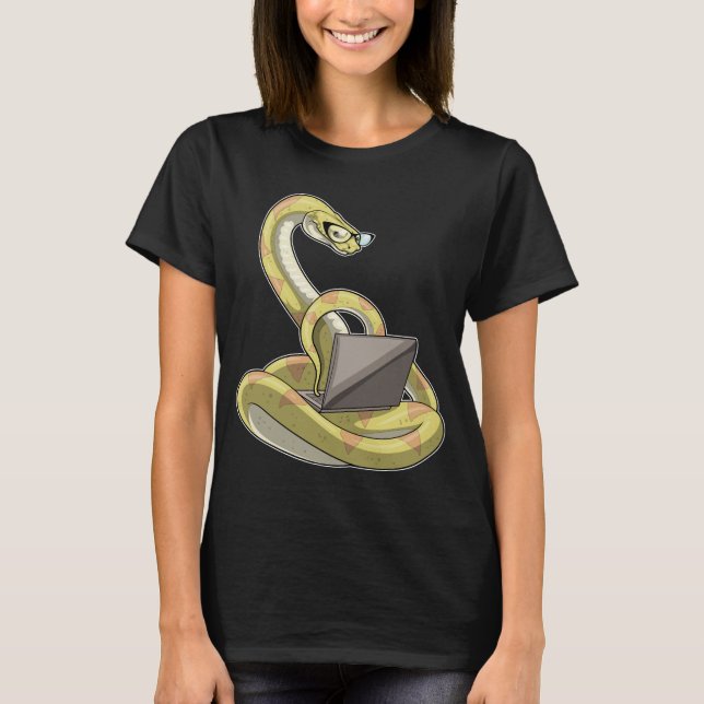 Camiseta Laptop cobra (Frente)