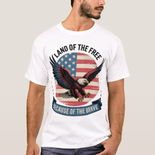 Camiseta Lar da Arte da Águia Patriótica Livre