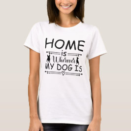 Camiseta lar de um cão podre mimado