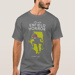 Camiseta Lar do Enfield Horror Illinois EUA engraçado