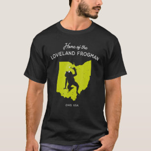 Camiseta Lar Do Loveland Frogman Ohio Usa 1