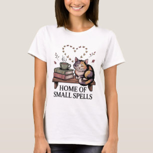 Camiseta Lar do Pequeno Spells Cozy Cottage Wittage Cream