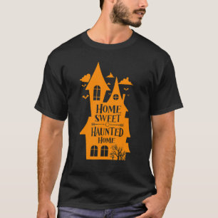 Camiseta Lar Doce Lar Assombrado Fantasia de Halloween