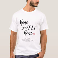 Lar doce lar personalizado nome da família engraça