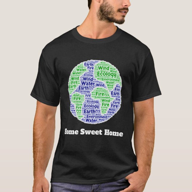 Camiseta Lar Doce Lar (Você Pode Mudar as Palavras) (Frente)