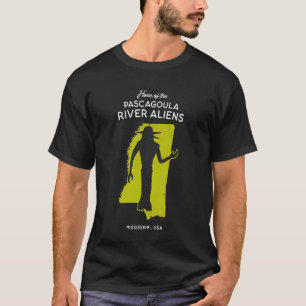 Camiseta Lar dos Alienígenas do Rio Pascagoula - Mississipp