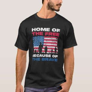 Camiseta Lar Dos Gratuitos Por Causa Da Coragem Pela Indepe