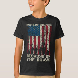 Camiseta Lar Dos Gratuitos Por Causa Da Corajosa angústia A