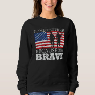 Camiseta Lar Dos Gratuitos Por Causa Da Corajosa Bandeira -