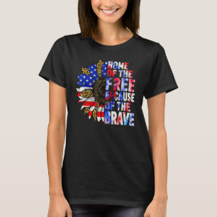 Camiseta Lar Dos Gratuitos Por Causa Do Girassol Bravo 4t