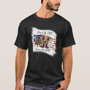 Camiseta Lar Dos Gratuitos Por Causa Dos Bravos Mens 4º De