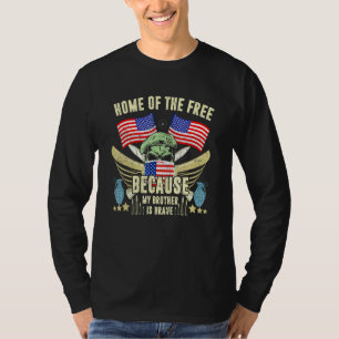 Camiseta Lar Dos Gratuitos Porque Meu Irmão É Corajoso