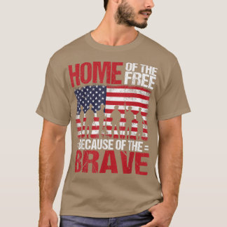 Camiseta Lar Dos Livres Por Causa Do Brave Veteran 4th 