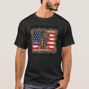 Camiseta Lar Dos Livres Por Causa Dos Bravos Veteranos Mil