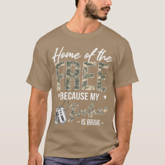 Camiseta Lar dos Livres Porque Meu Irmão é Orgulhoso Bravo