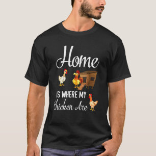 Camiseta Lar é Onde Estão Meus Frangos