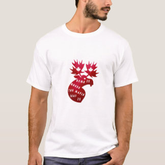 Camiseta Lar é onde fica a folha de maple, Design para o Ca