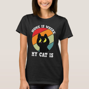 Camiseta Lar é onde meu gato cai 1